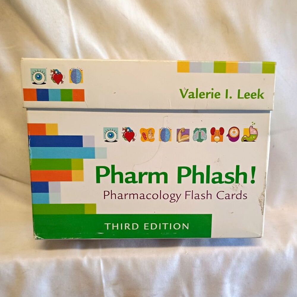 Pharm Phlash! Pharmacology Flash Cards 3rd Ed Box Set Leek F.A. Davis 2013